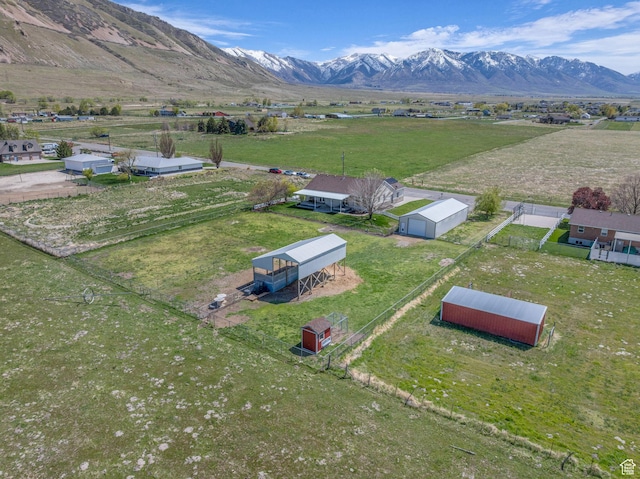 1563 Bryan Rd, Erda, UT 84074 - birds eye view of property with a mountain view and a rural view