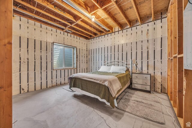 1563 Bryan Rd, Erda, UT 84074 - bedroom with unfinished concrete floors