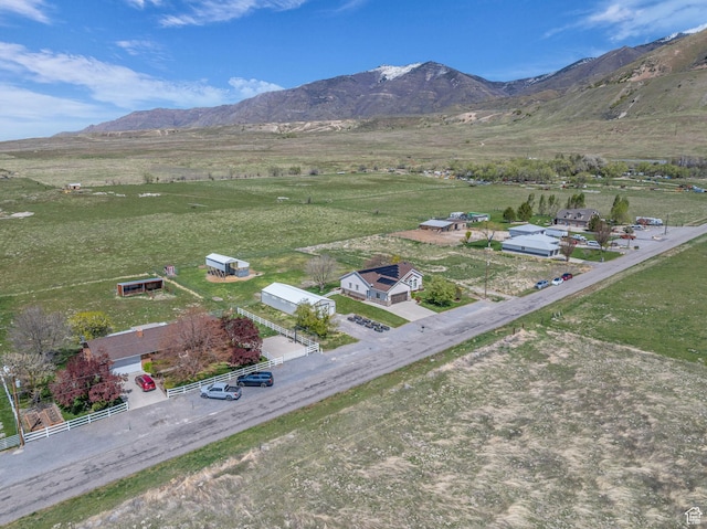 1563 Bryan Rd, Erda, UT 84074 - drone / aerial view featuring a mountain view and a rural view
