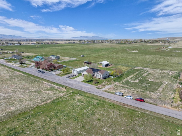 1563 Bryan Rd, Erda, UT 84074 - bird's eye view with a rural view and a mountain view