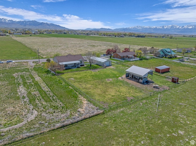 1563 Bryan Rd, Erda, UT 84074 - drone / aerial view with a rural view and a mountain view