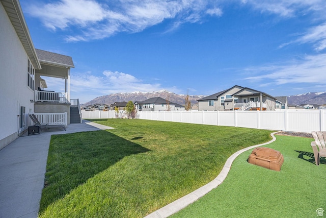 2364 N 2400 W, Farr West, UT 84404 - view of yard featuring fence, a residential view, and a mountain view