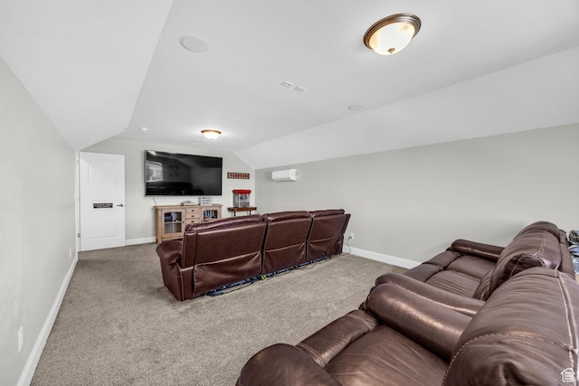 2364 N 2400 W, Farr West, UT 84404 - home theater room featuring carpet, lofted ceiling, and baseboards