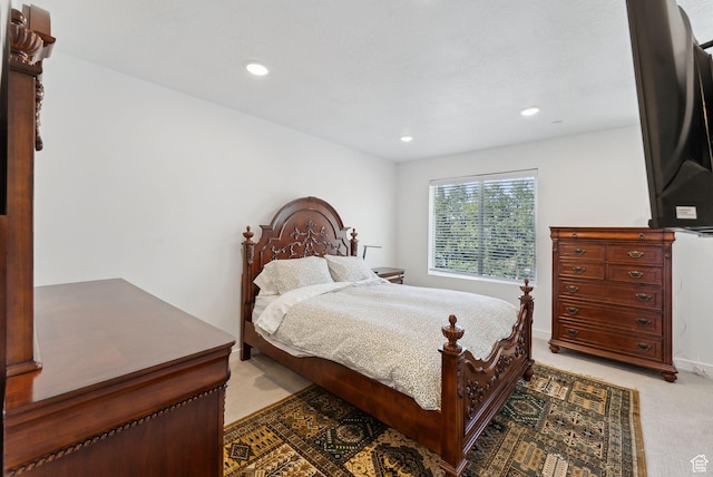 306 W Azure Sky Ln, Salt Lake City, UT 84103 - bedroom with light carpet and recessed lighting