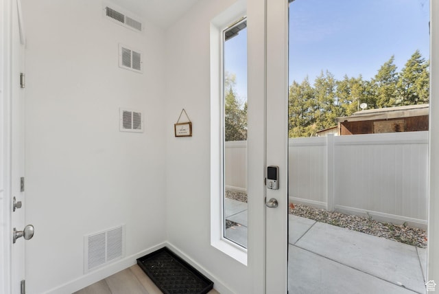 306 W Azure Sky Ln, Salt Lake City, UT 84103 - doorway featuring plenty of natural light and visible vents