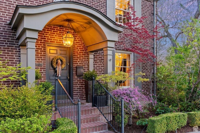 1904 E Yalecrest Ave S, Salt Lake City, UT 84108 - property entrance featuring brick siding
