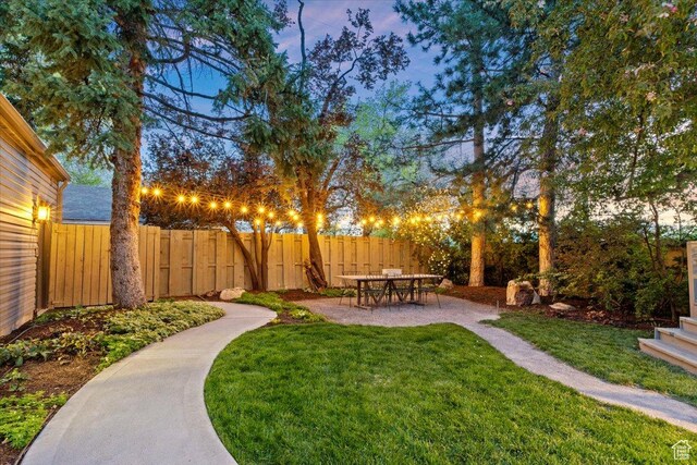 1904 E Yalecrest Ave S, Salt Lake City, UT 84108 - view of yard featuring fence and a patio