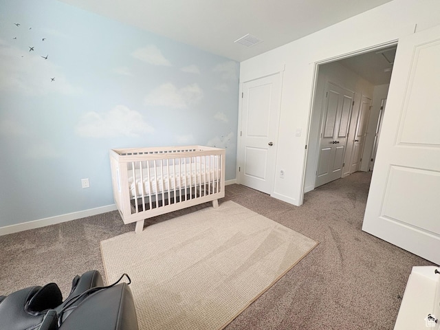 1734 E Muss Dr, Eagle Mountain, UT 84005 - carpeted bedroom with a nursery area, baseboards, and visible vents