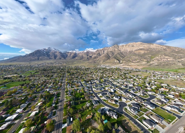 1153 E 2850 N, North Ogden, UT 84414 - birds eye view of property with a residential view and a mountain view