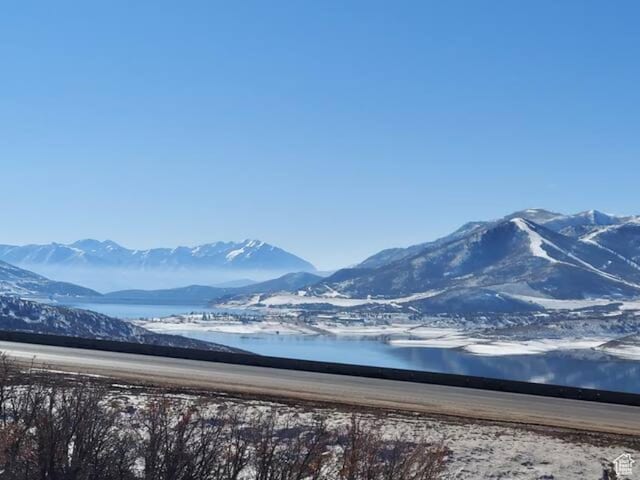 801 E Klaim Dr N, Hideout, UT 84036 - view of mountain background with a large body of water