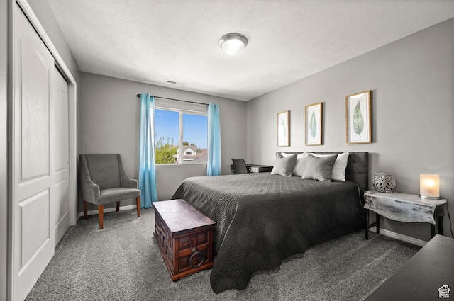 322 Flour Mill Dr, Kaysville, UT 84037 - bedroom with a closet, visible vents, carpet flooring, and baseboards