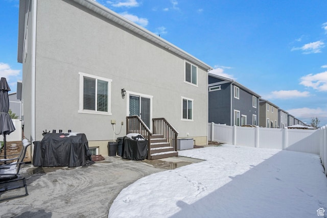 13137 S Acklins Dr, Herriman, UT 84096 - rear view of house featuring stucco siding and fence