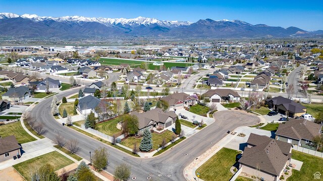 2520 S 260 E, Heber City, UT 84032 - bird's eye view with a mountain view and a residential view