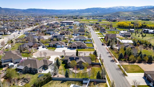 2520 S 260 E, Heber City, UT 84032 - birds eye view of property featuring a residential view and a mountain view
