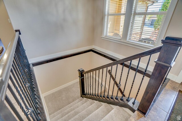 2520 S 260 E, Heber City, UT 84032 - stairs with a wealth of natural light and baseboards