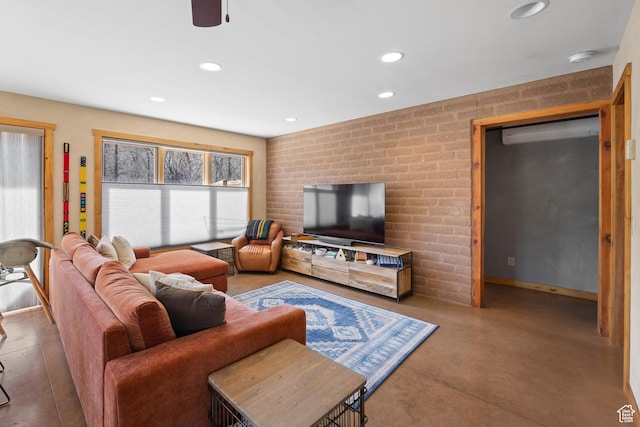 674 E Dragon Fly Trl, Moab, UT 84532 - living area with finished concrete floors and recessed lighting
