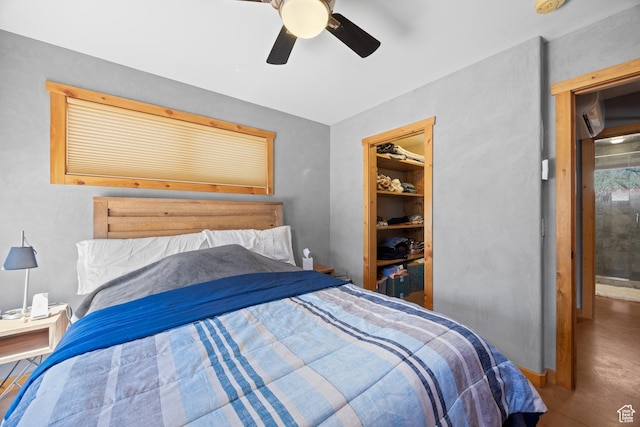 674 E Dragon Fly Trl, Moab, UT 84532 - bedroom with a ceiling fan and a closet