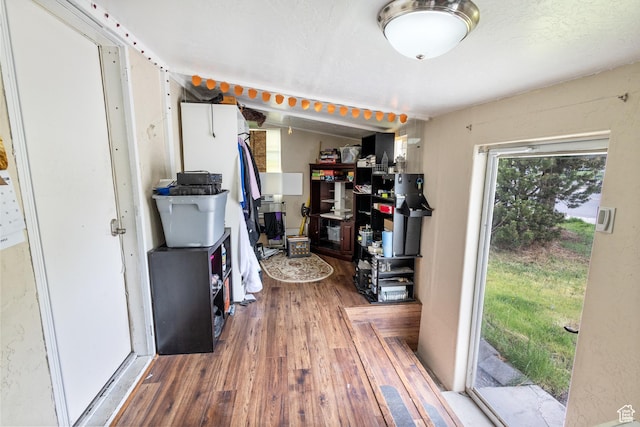 view of storage room