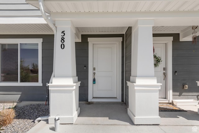580 Hal St, Stansbury Park, UT 84074 - entrance to property featuring covered porch