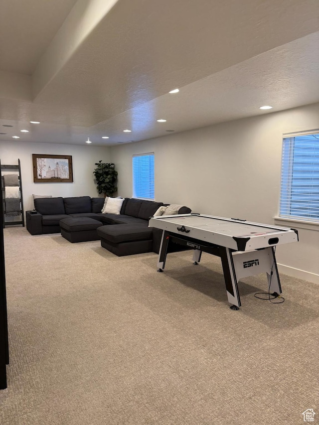 175 N 900 W, Roosevelt, UT 84066 - playroom with baseboards, carpet floors, and recessed lighting