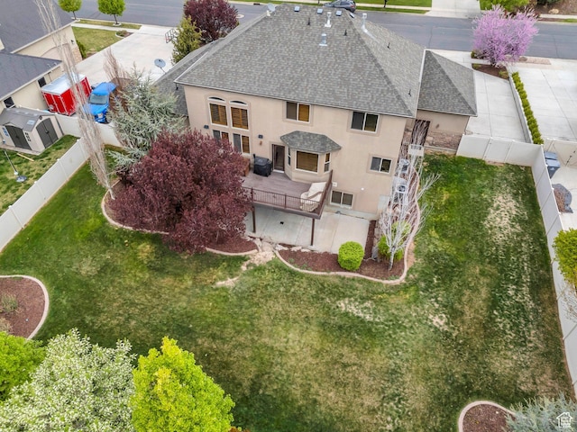 drone / aerial view