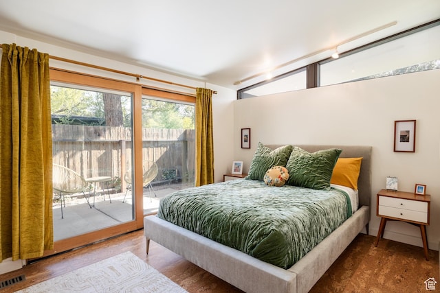 2779 S Connor St S, Millcreek, UT 84109 - bedroom with vaulted ceiling, access to exterior, and visible vents