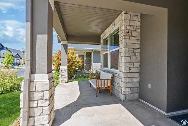 2212 W Autumn Dr S, Mapleton, UT 84664 - view of patio / terrace featuring covered porch