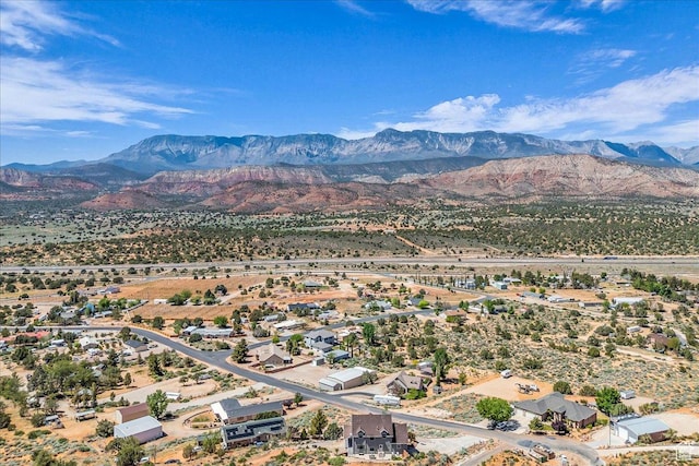 458 E Homespun Cir, Leeds, UT 84746 - bird's eye view featuring a mountain view