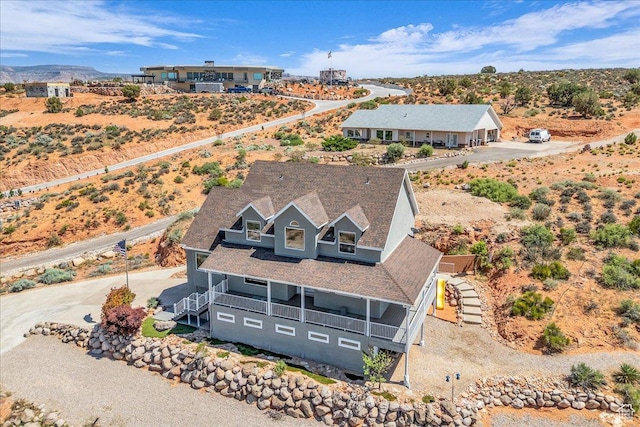 458 E Homespun Cir, Leeds, UT 84746 - drone / aerial view with a desert view