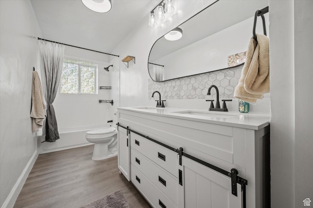 204 S 500 E, Ogden, UT 84404 - full bath with shower / bath combination, a sink, double vanity, and toilet