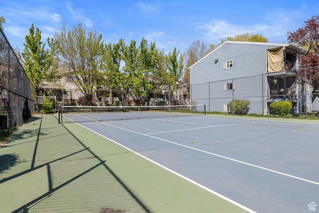 3512 S 300 E Unit P, Salt Lake City, UT 84115 - view of tennis court with fence