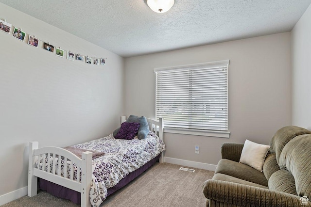 1795 N 4475 W, Plain City, UT 84404 - carpeted bedroom with a textured ceiling, baseboards, and visible vents