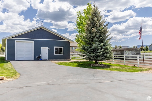 1621 S 4800 E, Heber City, UT 84032 - view of front of property featuring driveway and a detached garage