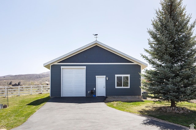 1621 S 4800 E, Heber City, UT 84032 - view of front facade featuring a mountain view and a detached garage