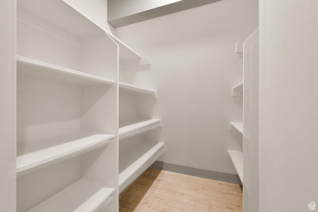 view of storage area