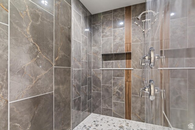 949 W Torrey Pines Dr, Richfield, UT 84701 - full bathroom featuring a tile shower