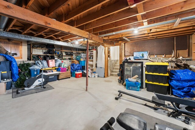 374 S Fairlane, Tooele, UT 84074 - unfinished below grade area featuring stairs