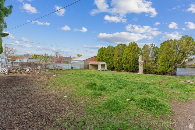 374 S Fairlane, Tooele, UT 84074 - view of yard with fence and an outdoor structure