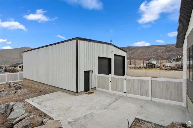 655 Wilard Peak Rd, Mantua, UT 84324 - view of outbuilding featuring fence and a mountain view