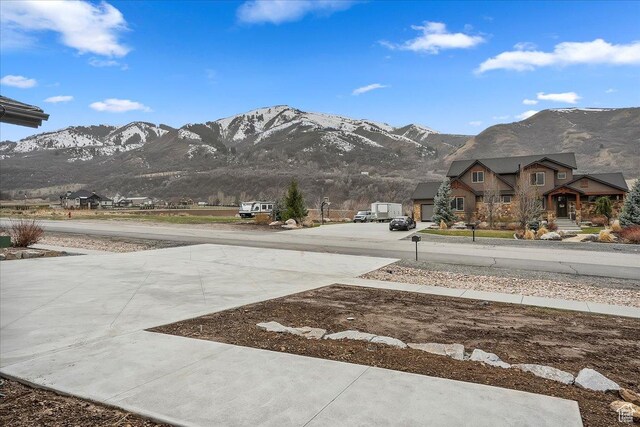 655 Wilard Peak Rd, Mantua, UT 84324 - view of street with a mountain view and driveway
