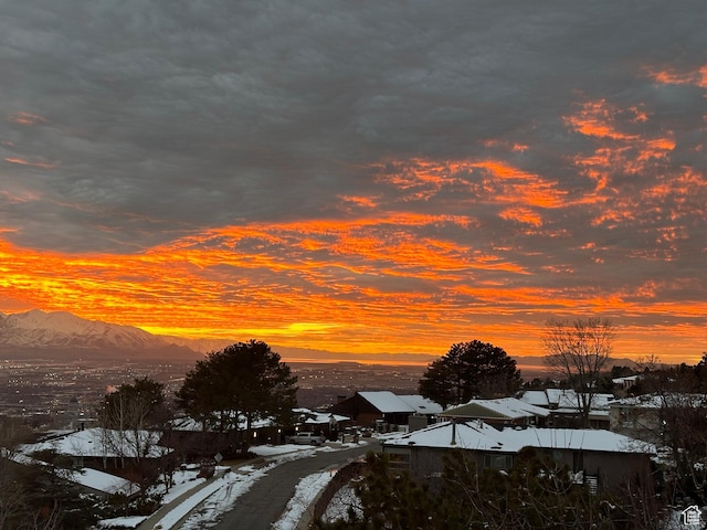 1022 E Northbonneville Dr N, Salt Lake City, UT 84103 - water view featuring a mountain backdrop