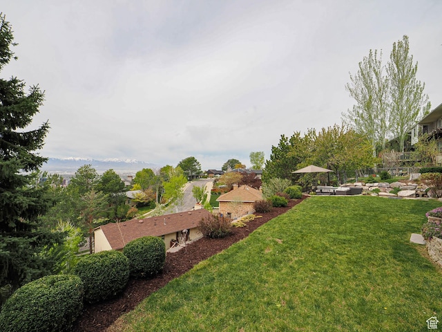 1022 E Northbonneville Dr N, Salt Lake City, UT 84103 - view of yard featuring an outdoor living space