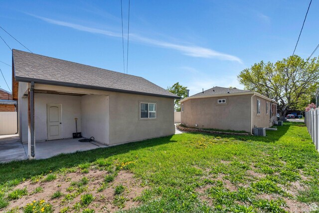 1001 S 400 E, Orem, UT 84097 - back of house with stucco siding, fence, a yard, and a patio