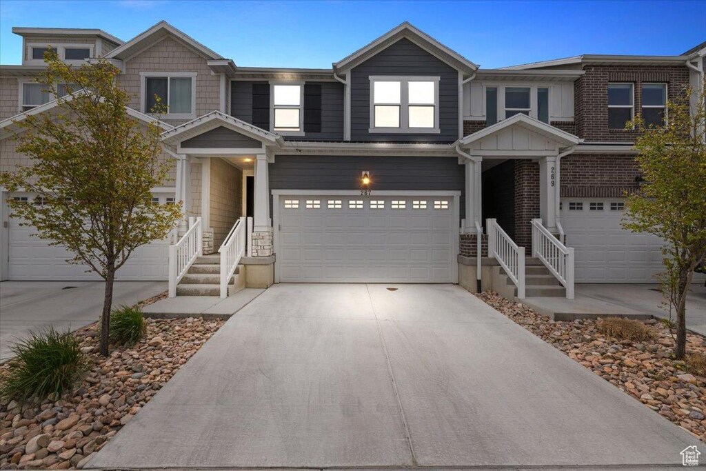 267 W 590 N, Vineyard, UT 84059 - view of front of house with an attached garage and driveway