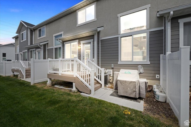 269 W 590 N, Vineyard, UT 84059 - rear view of house featuring a yard and central AC