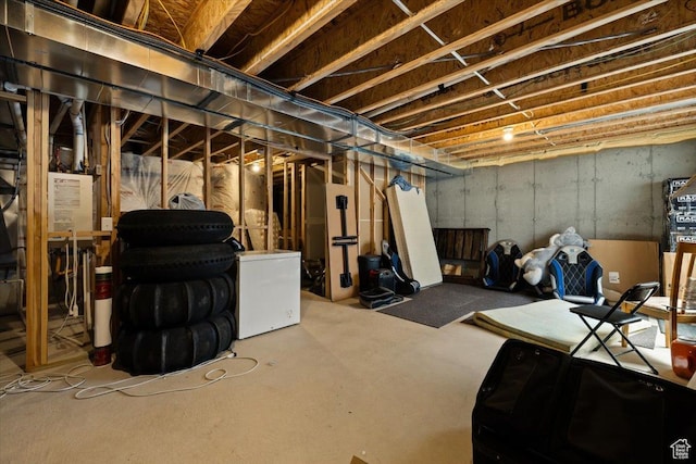 269 W 590 N, Vineyard, UT 84059 - unfinished basement with refrigerator