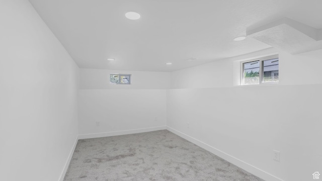 557 N 1200 W, Salt Lake City, UT 84116 - below grade area featuring baseboards, carpet flooring, recessed lighting, and a healthy amount of sunlight