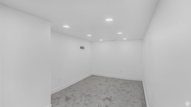 557 N 1200 W, Salt Lake City, UT 84116 - spare room featuring carpet floors, baseboards, and recessed lighting