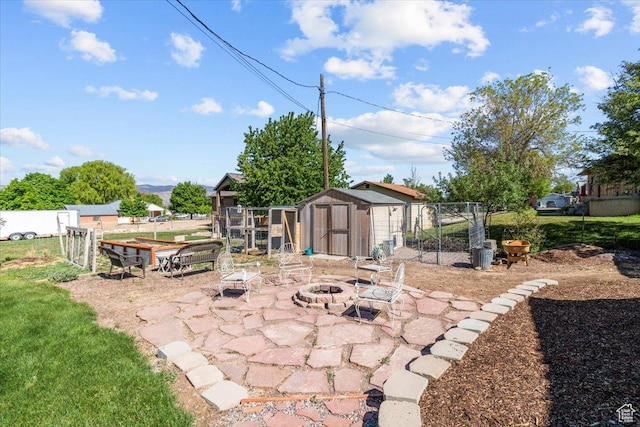 540 S 100 W, Manti, UT 84642 - view of patio with an outdoor fire pit
