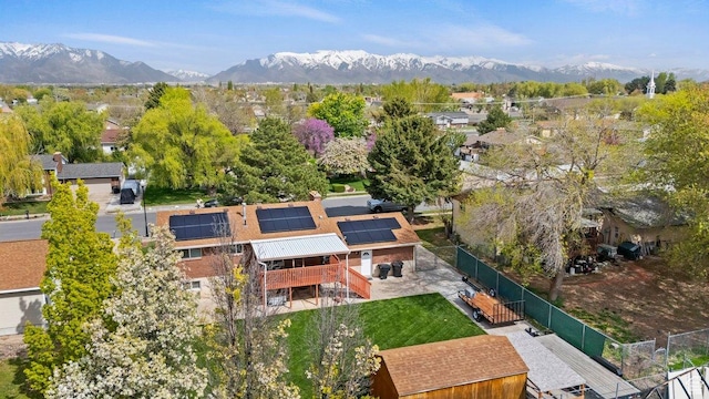 1971 N 3060 W, Clinton, UT 84015 - birds eye view of property featuring a residential view and a mountain view